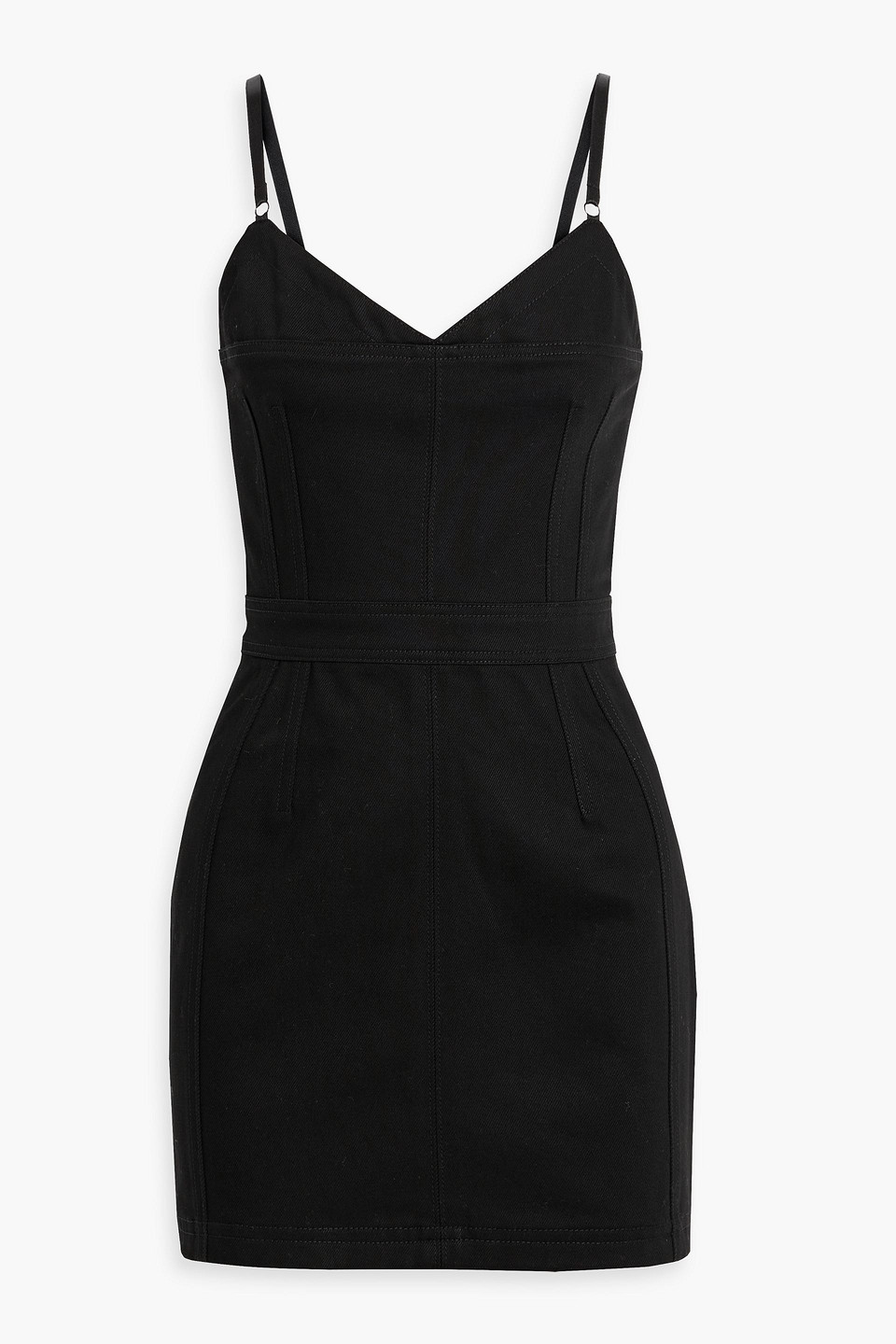 knee length dresses for ladies Country Life Denim Mini Dress - Black main image 1