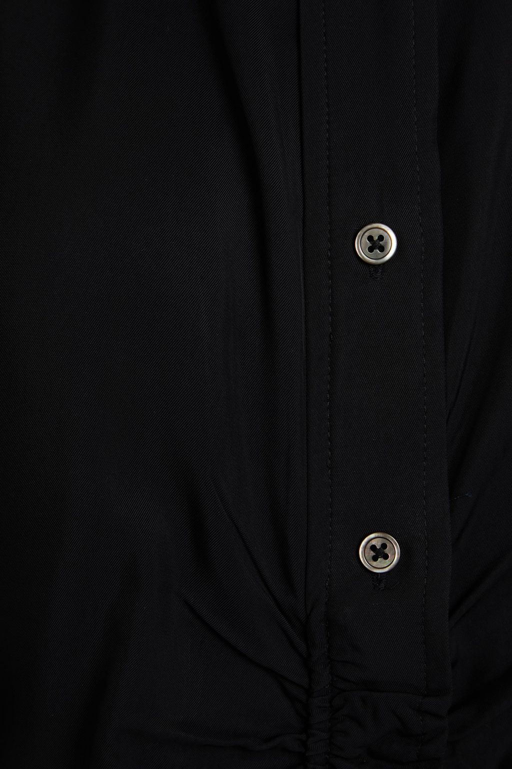 ALEXANDER WANG Ruched twill shirt