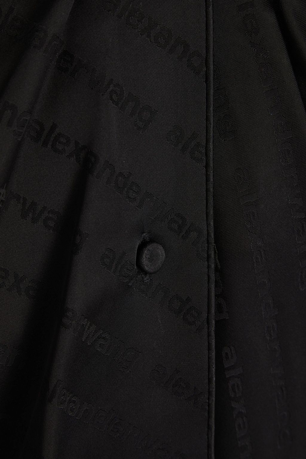 ALEXANDER WANG Twist-front satin-jacquard shirt