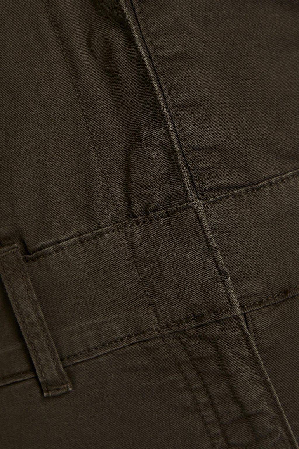 GOOD AMERICAN Trench cotton-blend twill jumpsuit