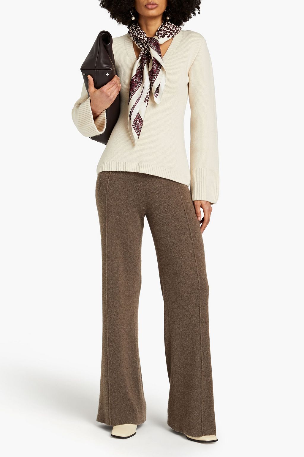 KHAITE Cashmere-blend sweater
