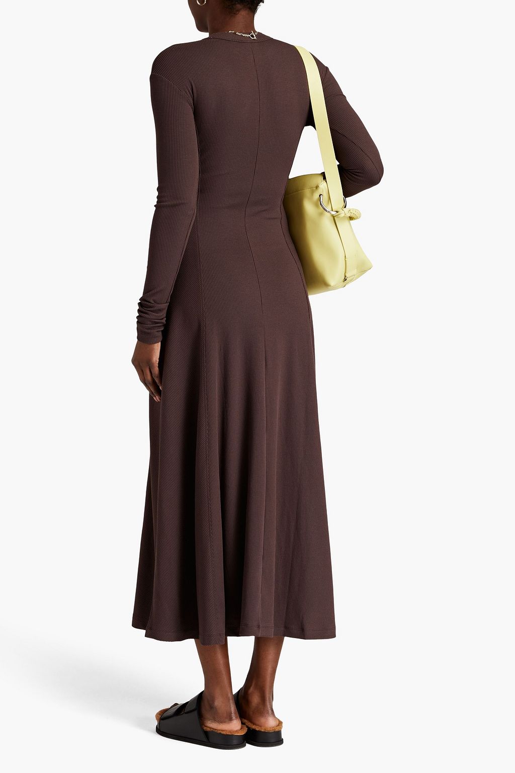 Midi Sack Dress With Shoulder Bite main image 0
