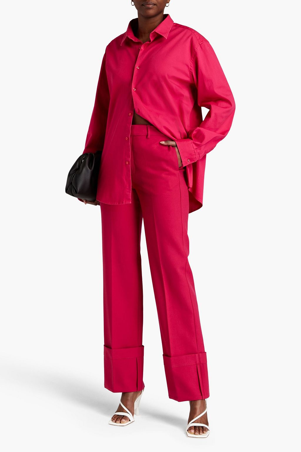BITE STUDIOS Wool-twill straight-leg pants