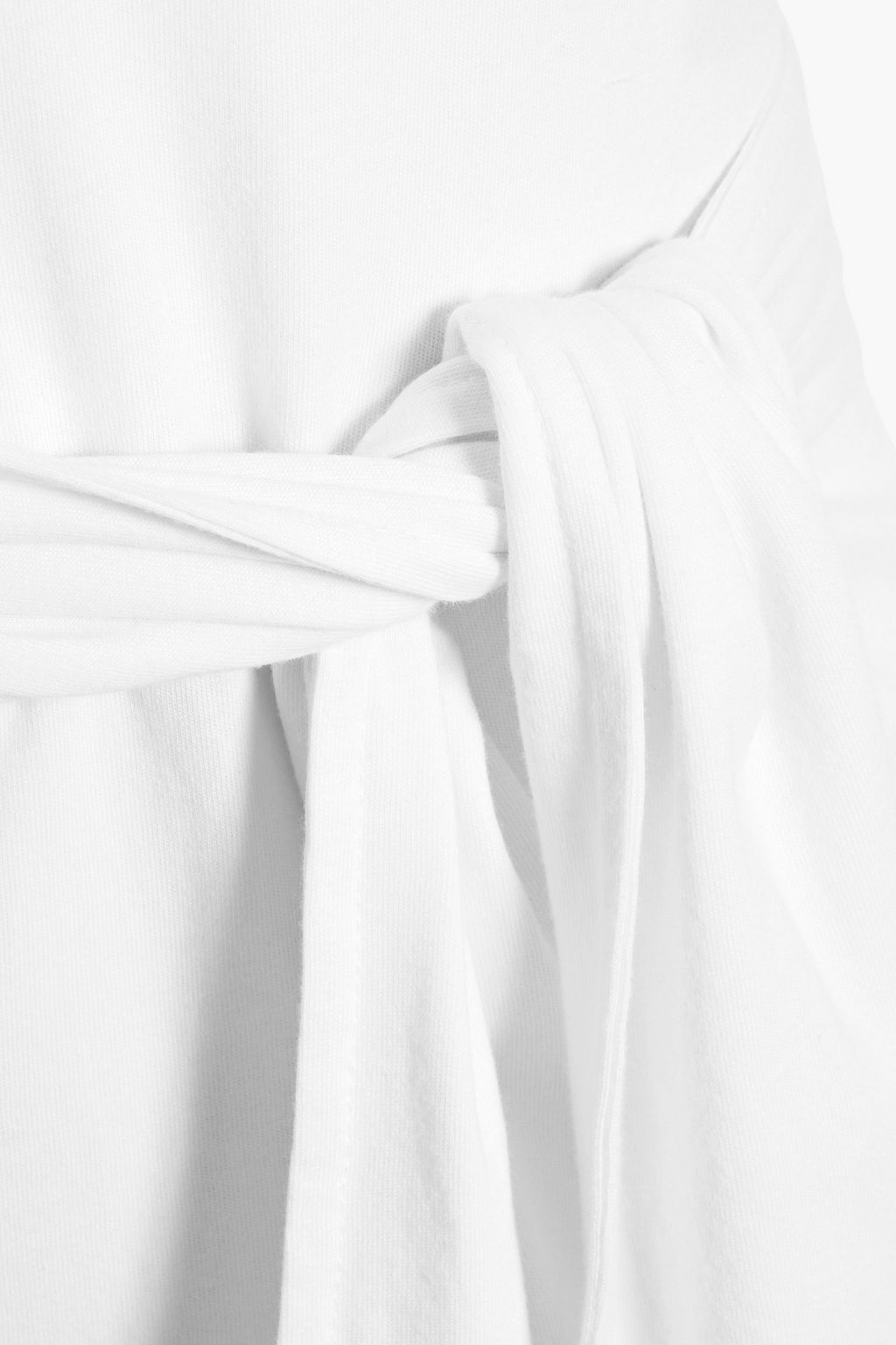 SIMKHAI Goldie belted cotton-jersey maxi dress