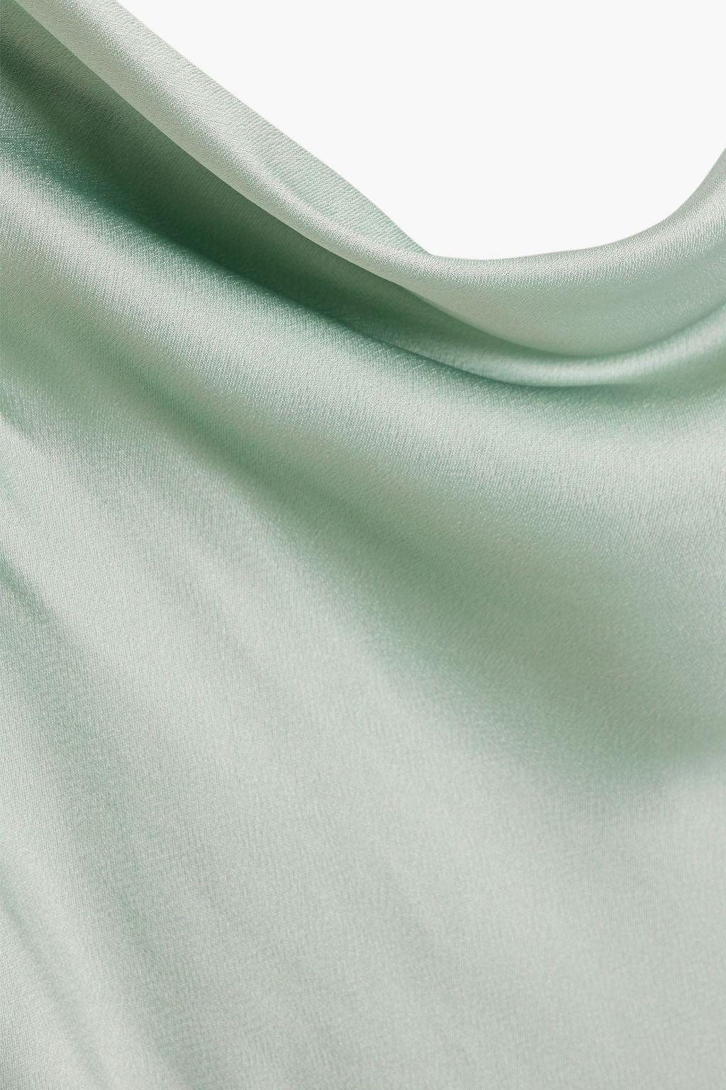 SIMKHAI Nellie draped satin slip dress