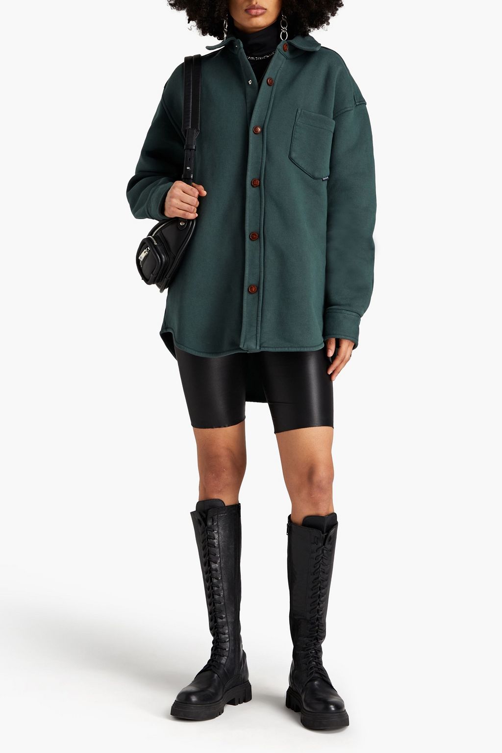 ALEXANDER WANG French cotton-terry jacket