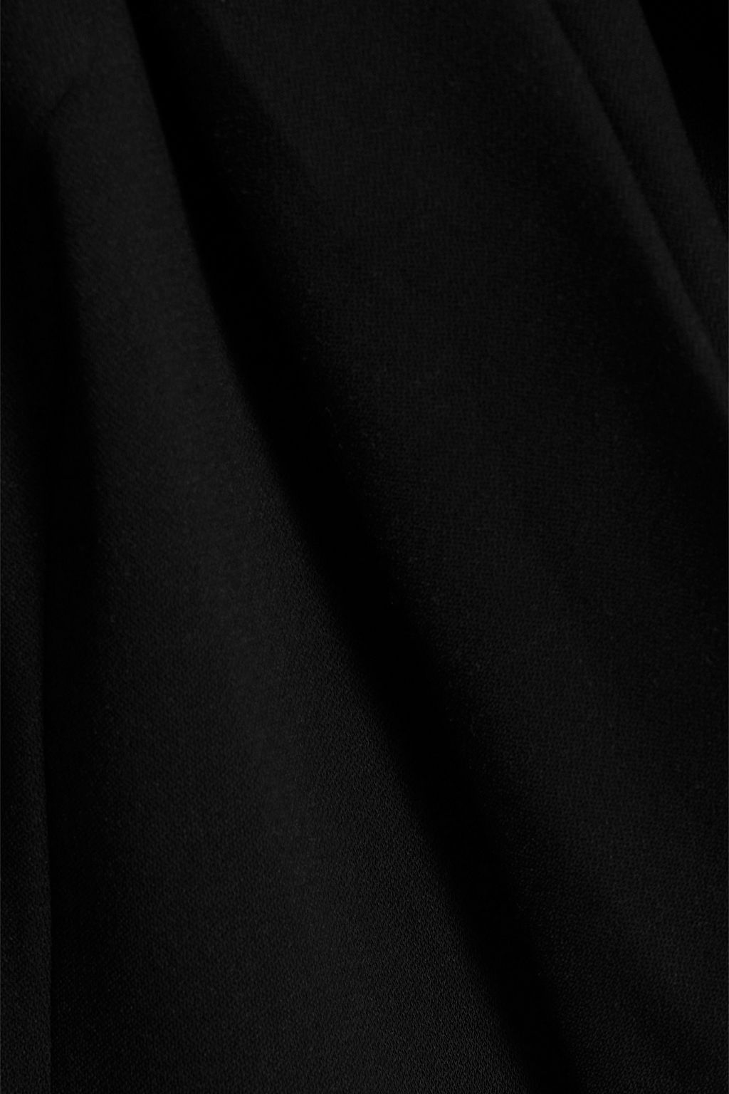 BADGLEY MISCHKA Gathered crepe gown