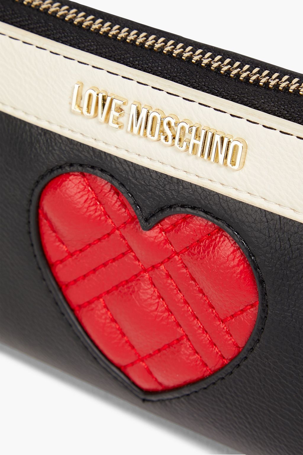 LOVE MOSCHINO Quilted faux leather wallet