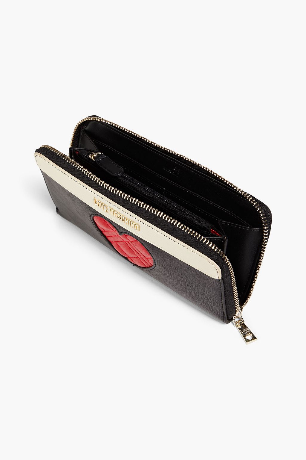 LOVE MOSCHINO Quilted faux leather wallet