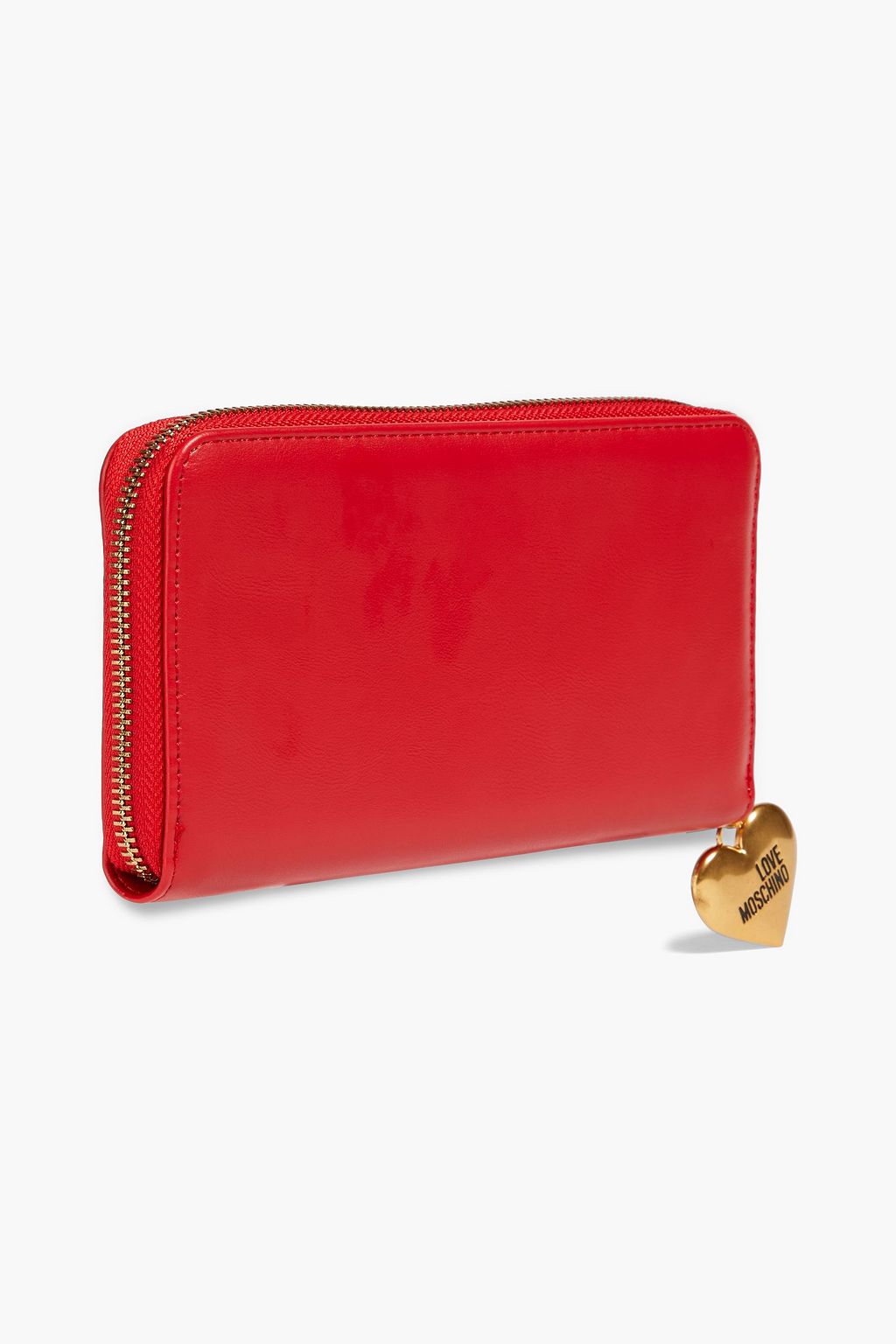 LOVE MOSCHINO Embellished faux leather wallet