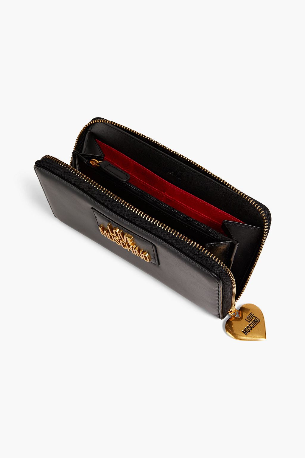 LOVE MOSCHINO Embellished faux leather wallet