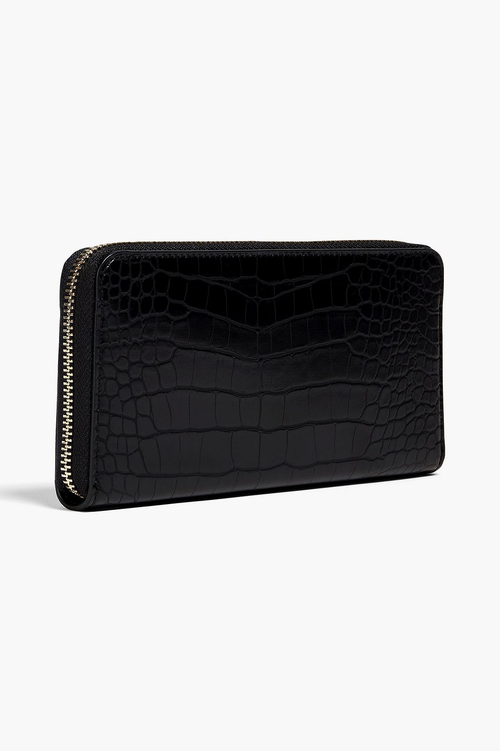 LOVE MOSCHINO Faux croc-effect leather wallet