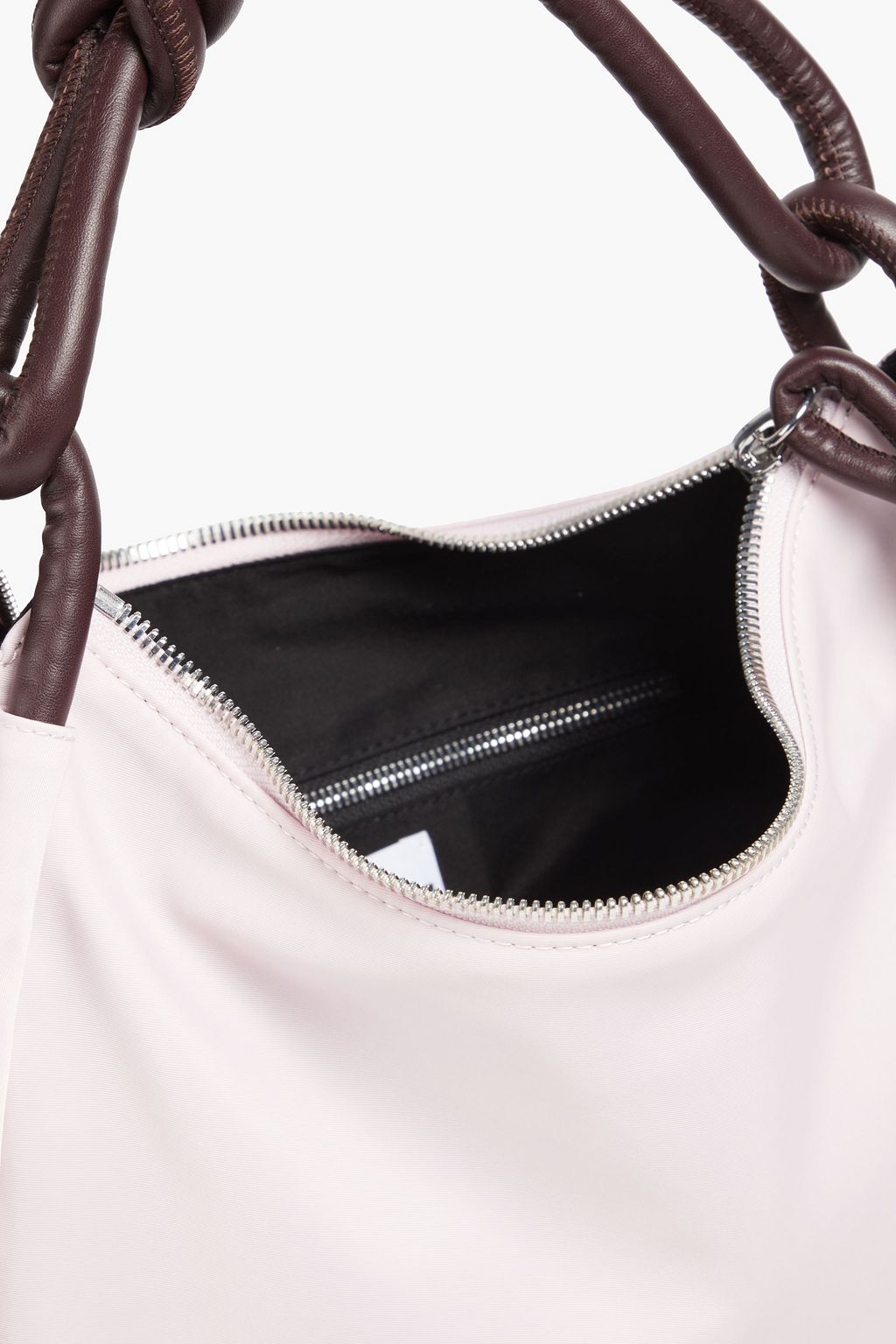 GANNI Two-tone knotted shell shoulder bag