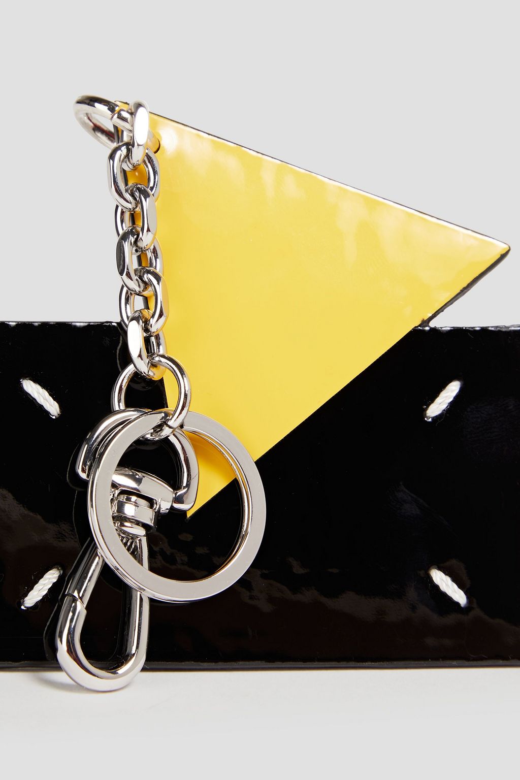 MAISON MARGIELA Color-block enamel keychain