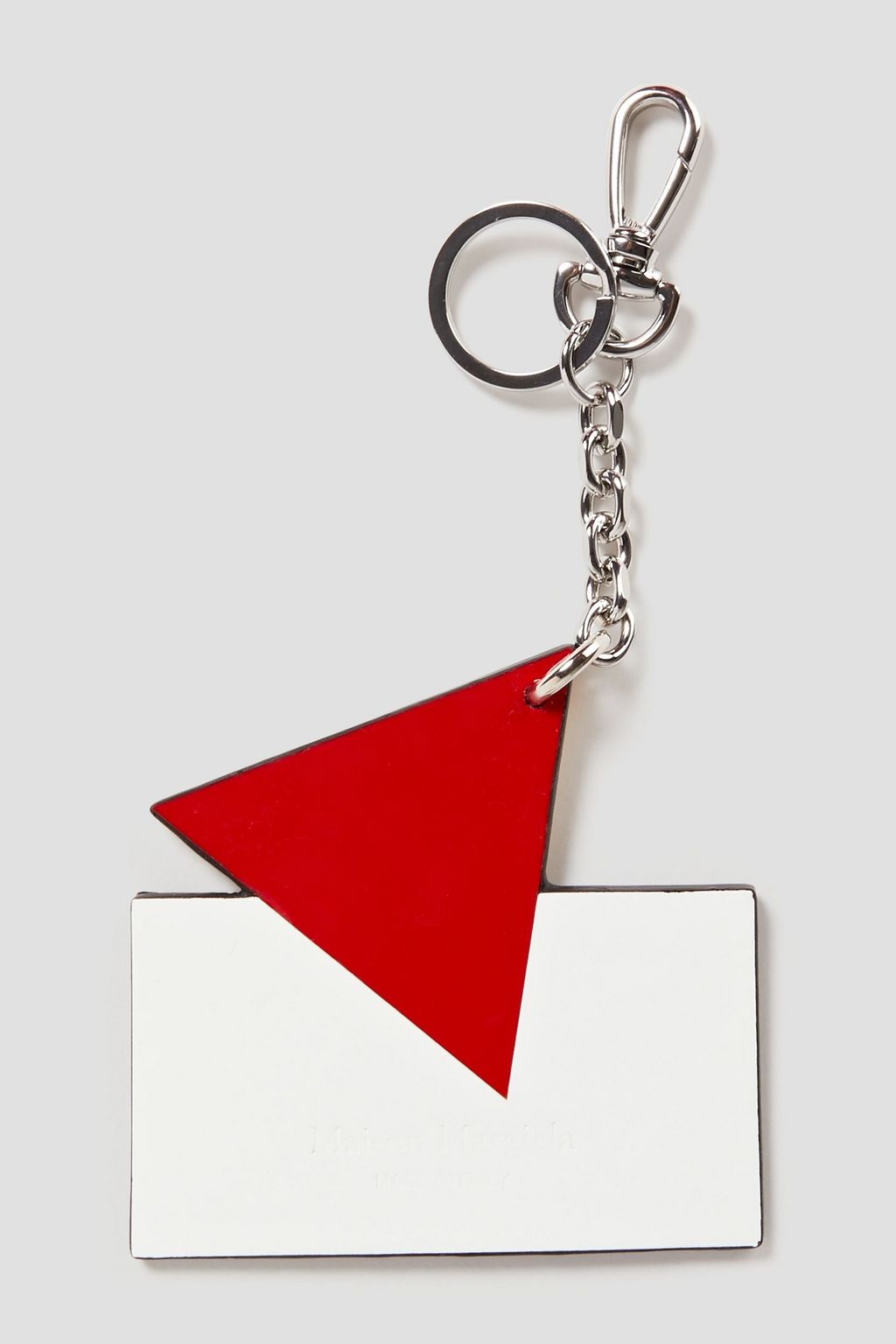 MAISON MARGIELA Color-block enamel keychain