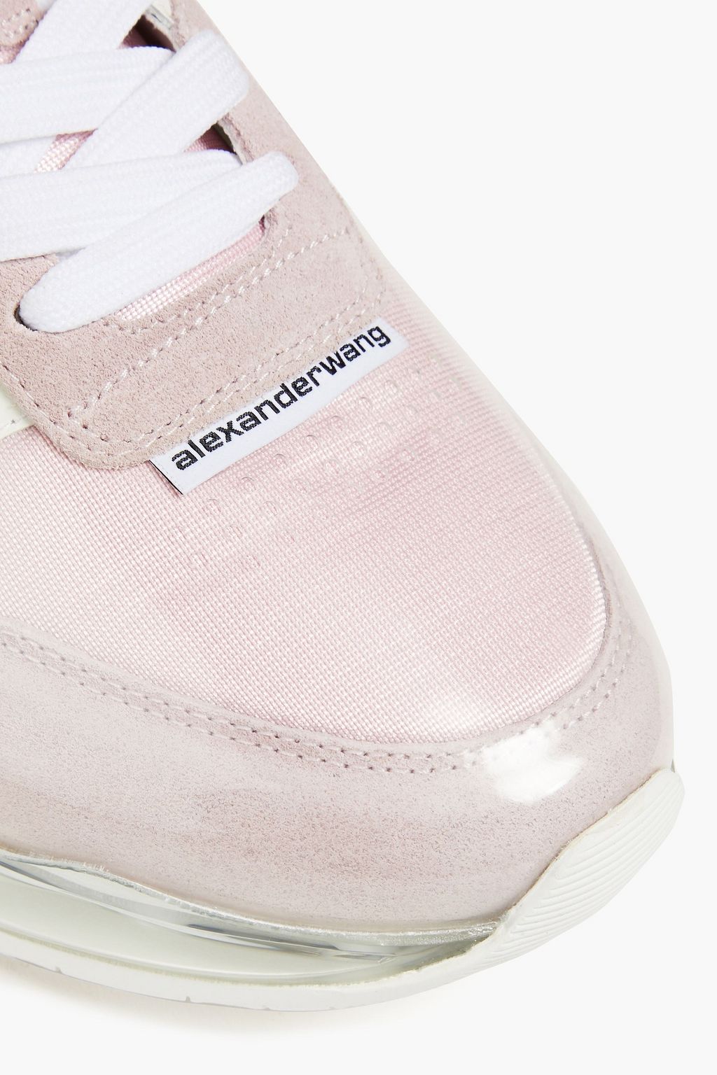 ALEXANDER WANG Suede and PVC sneakers