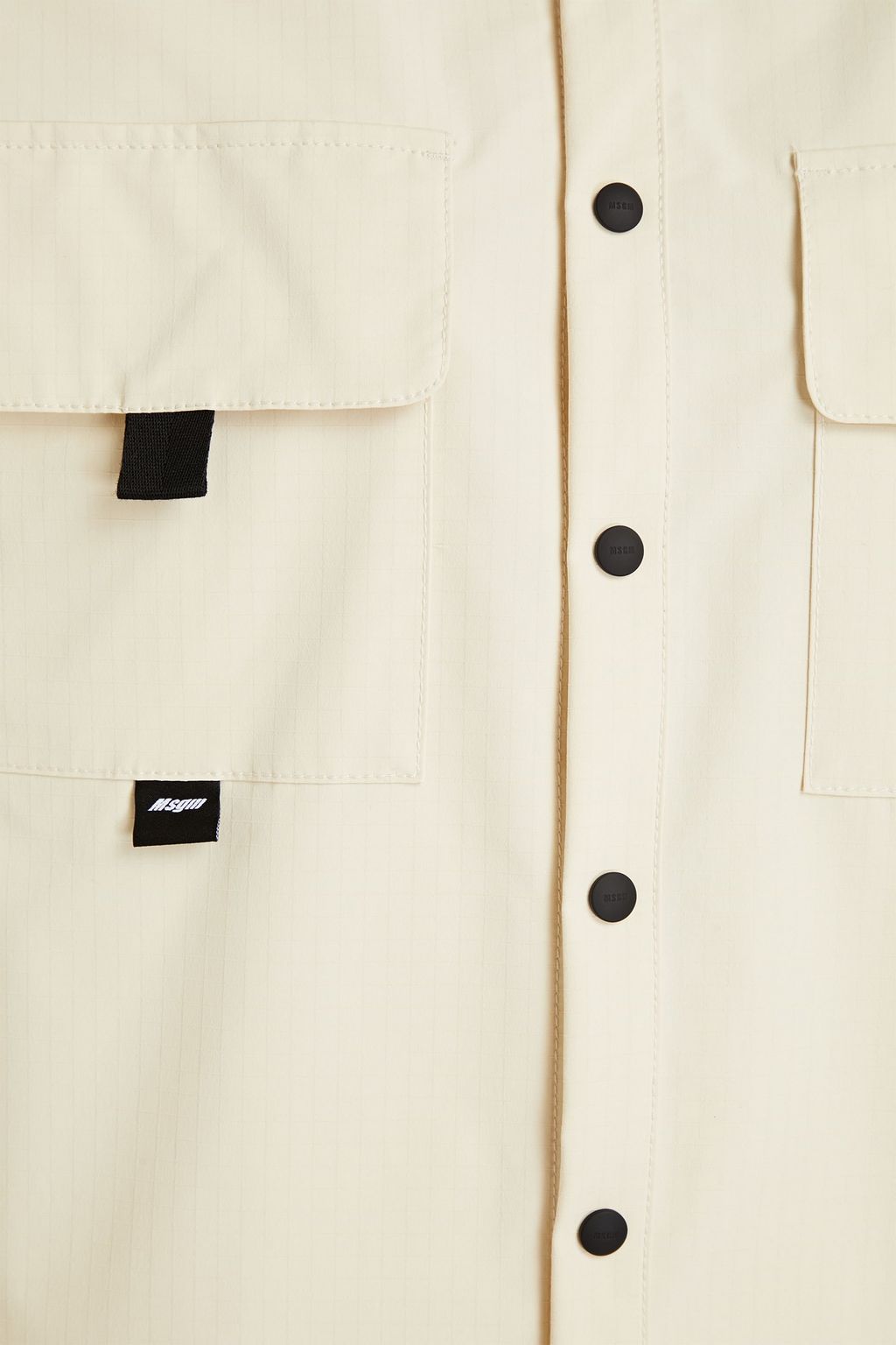MSGM リップストップ シャツ