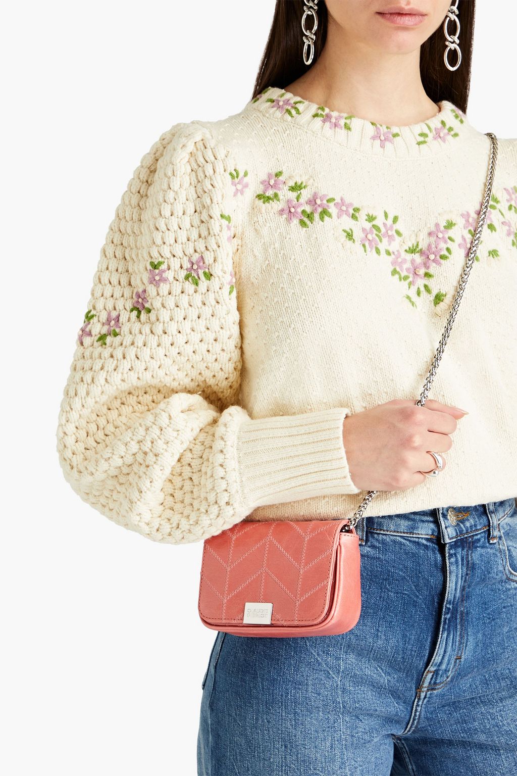 CLAUDIE PIERLOT Akilino leather shoulder bag