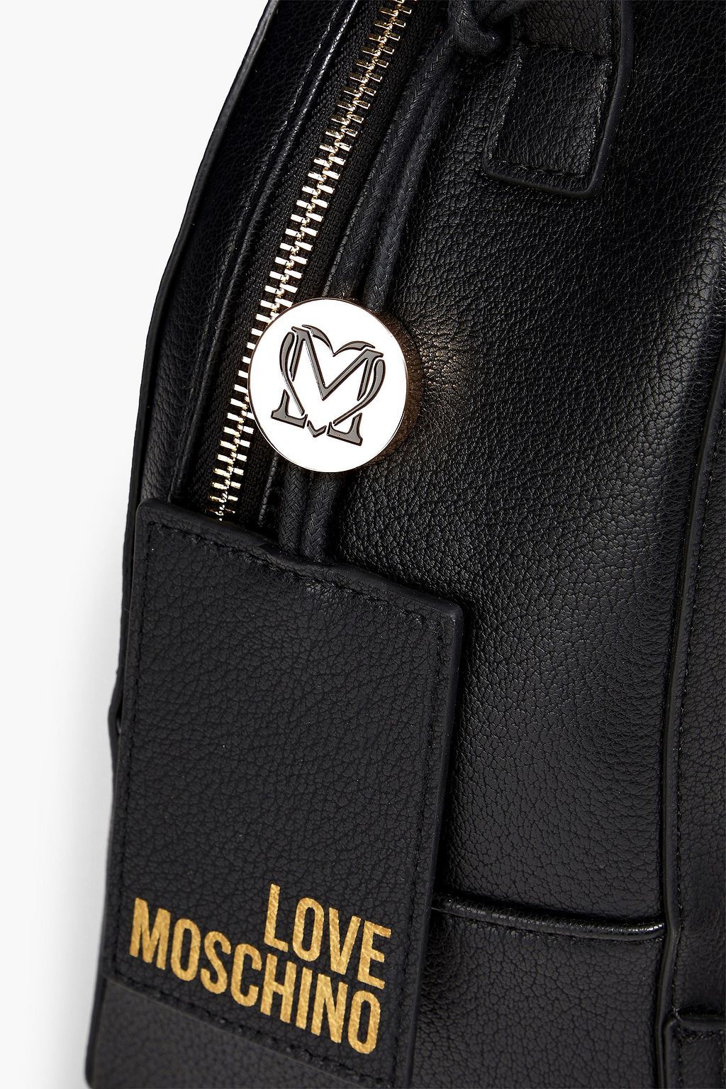 LOVE MOSCHINO Faux pebbled-leather backpack