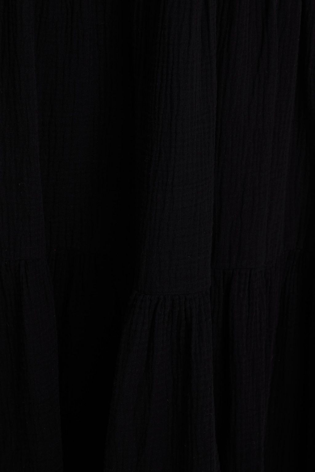 HONORINE Pamela tiered gathered cottongauze midi dress Sale up to 70