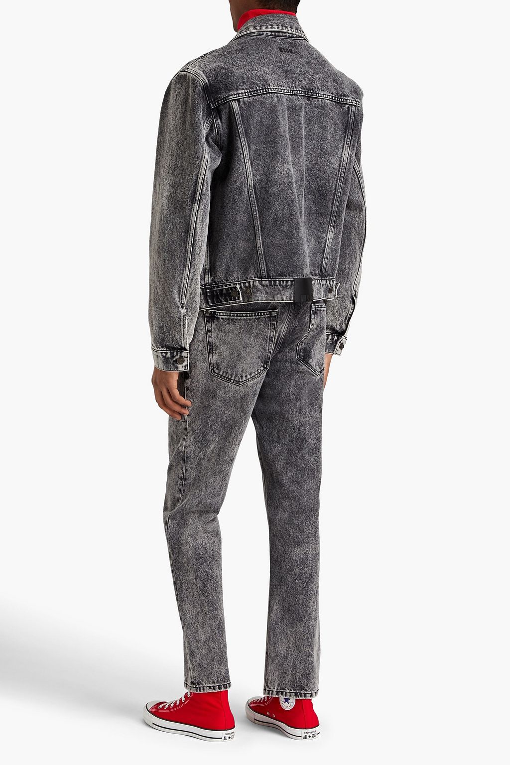 MSGM Jeans aus Denim in ausgewaschener Optik