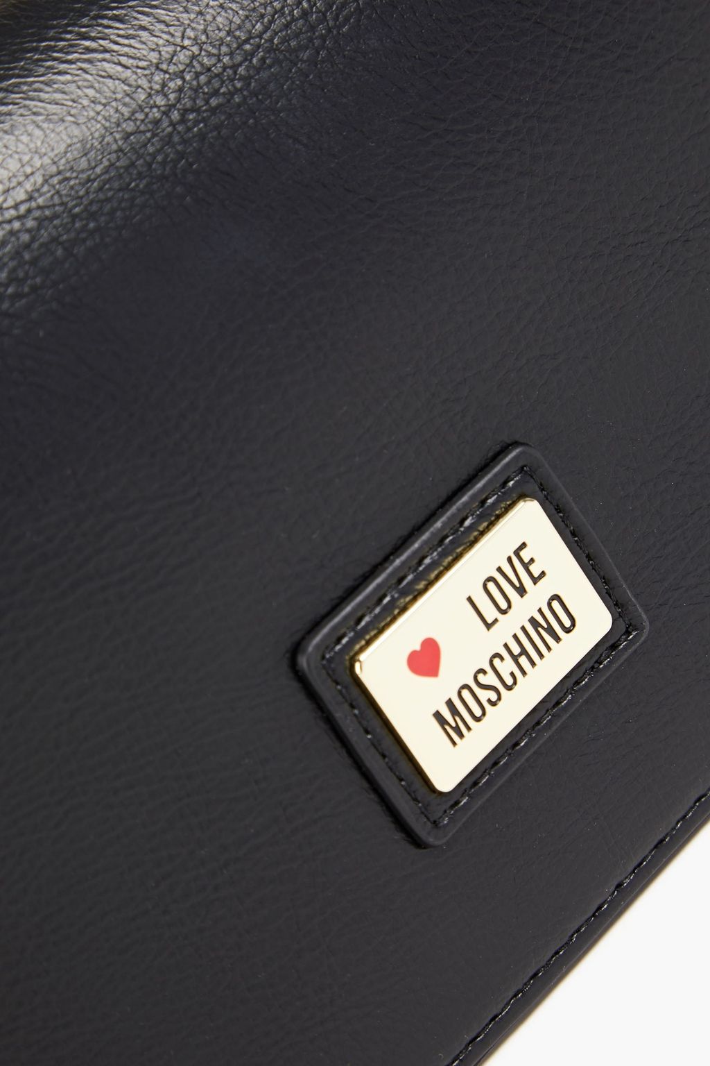 LOVE MOSCHINO Faux textured-leather tote