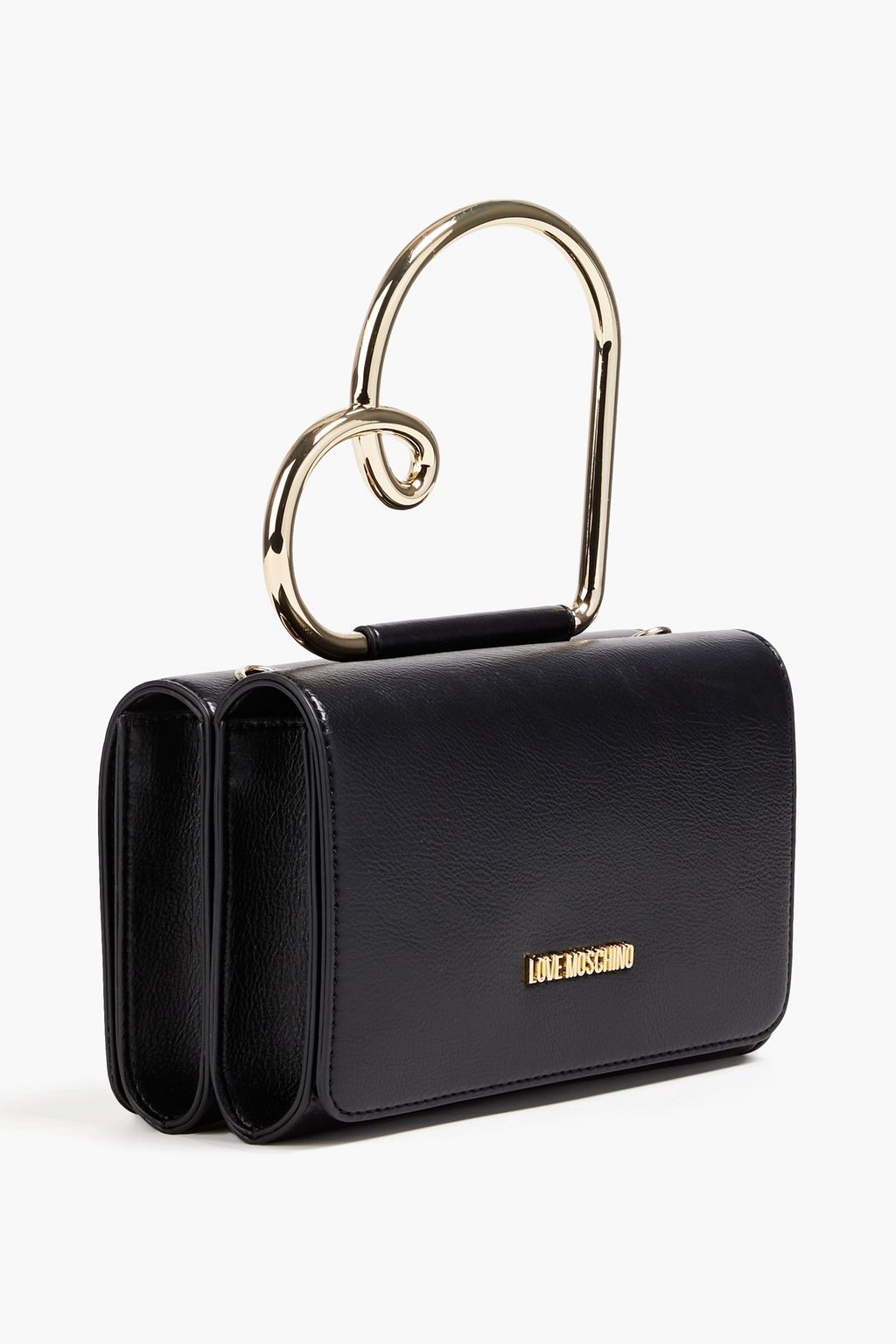 LOVE MOSCHINO Faux textured-leather tote