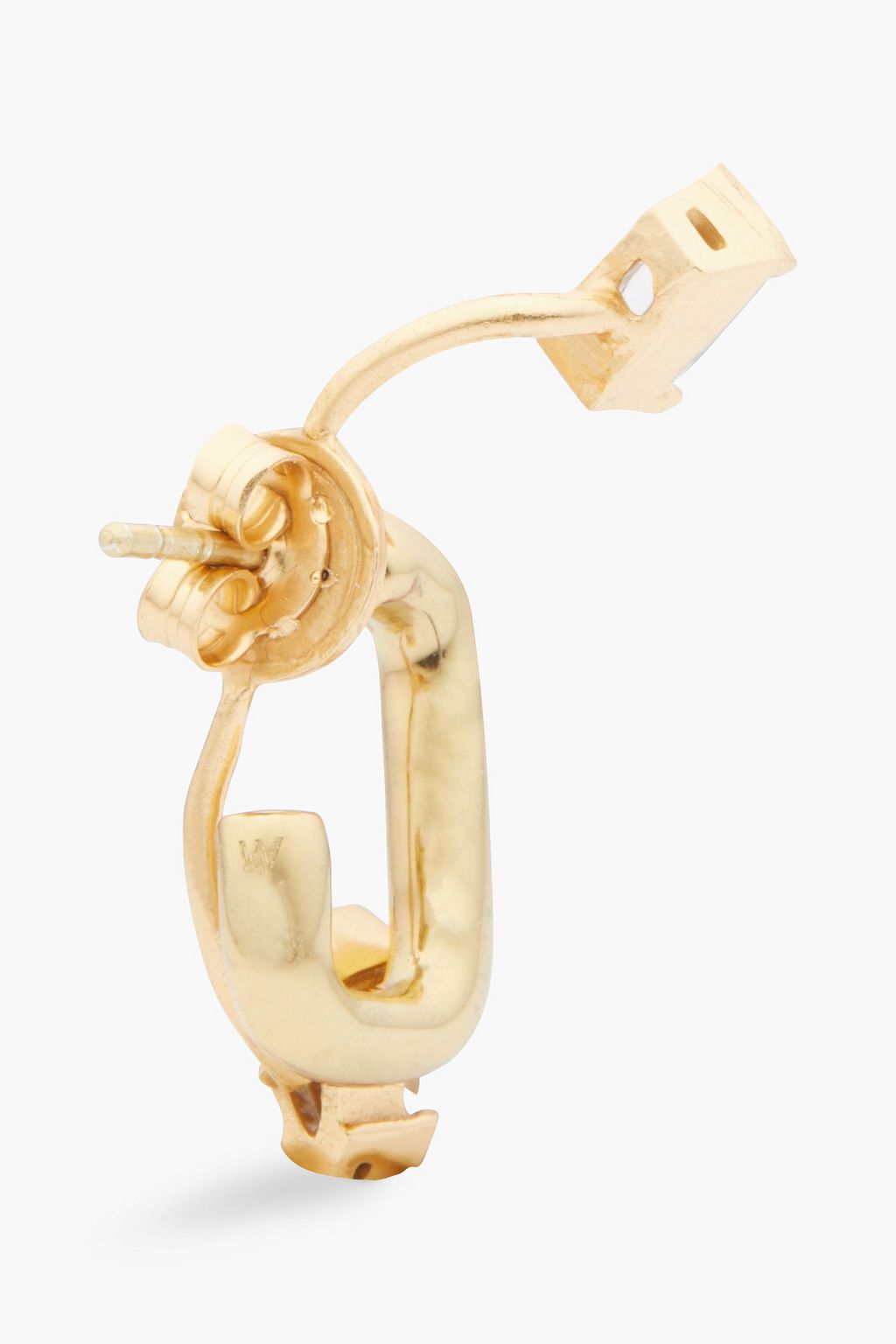 CORNELIA WEBB 24-karat gold-plated topaz earrings