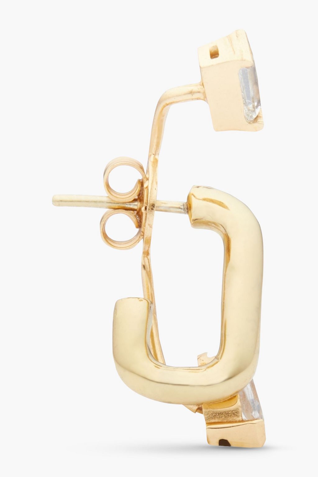 CORNELIA WEBB 24-karat gold-plated topaz earrings