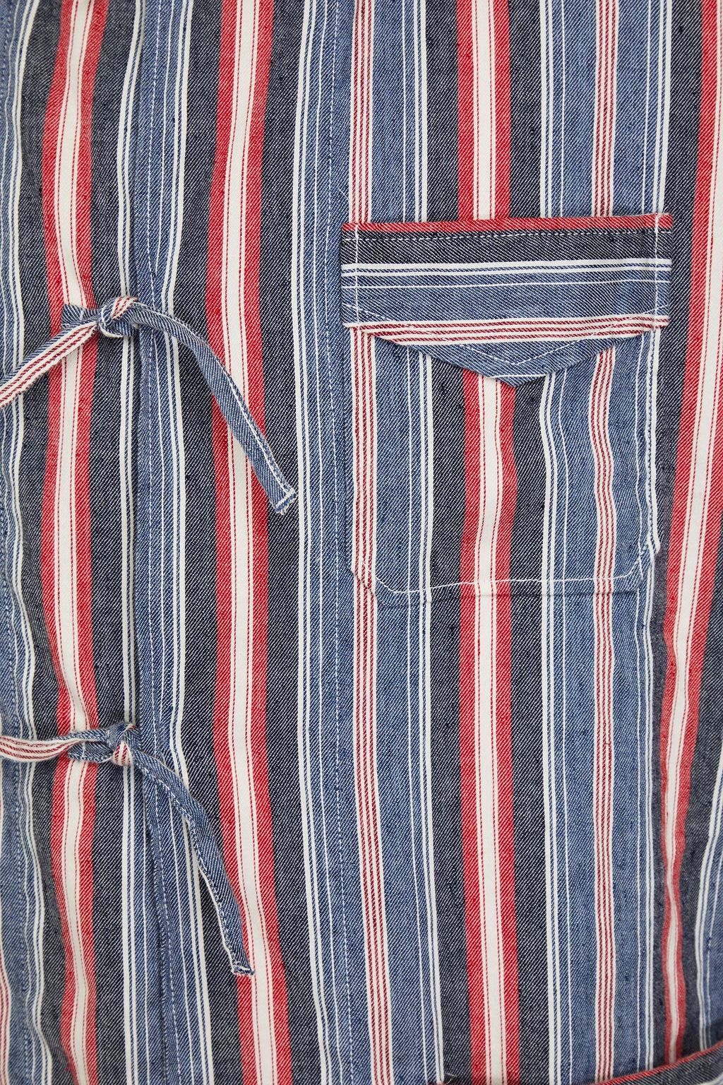 MAISON MARGIELA Striped linen-blend twill shirt