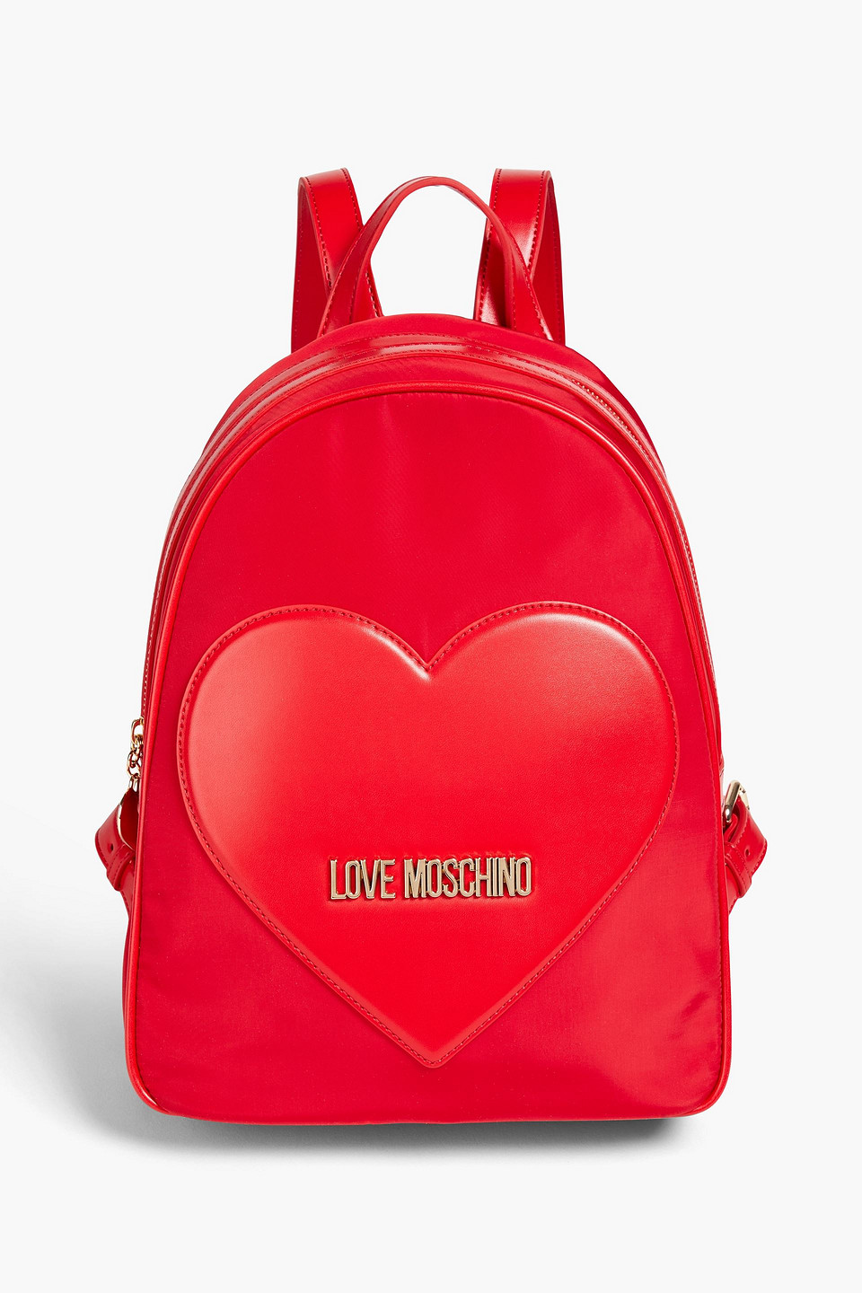 LOVE MOSCHINO RUCKSACK AUS SHELL MIT KUNSTLEDERBESATZ