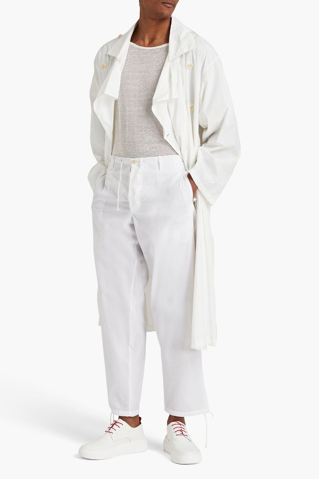 MAISON MARGIELA Silk-georgette pants