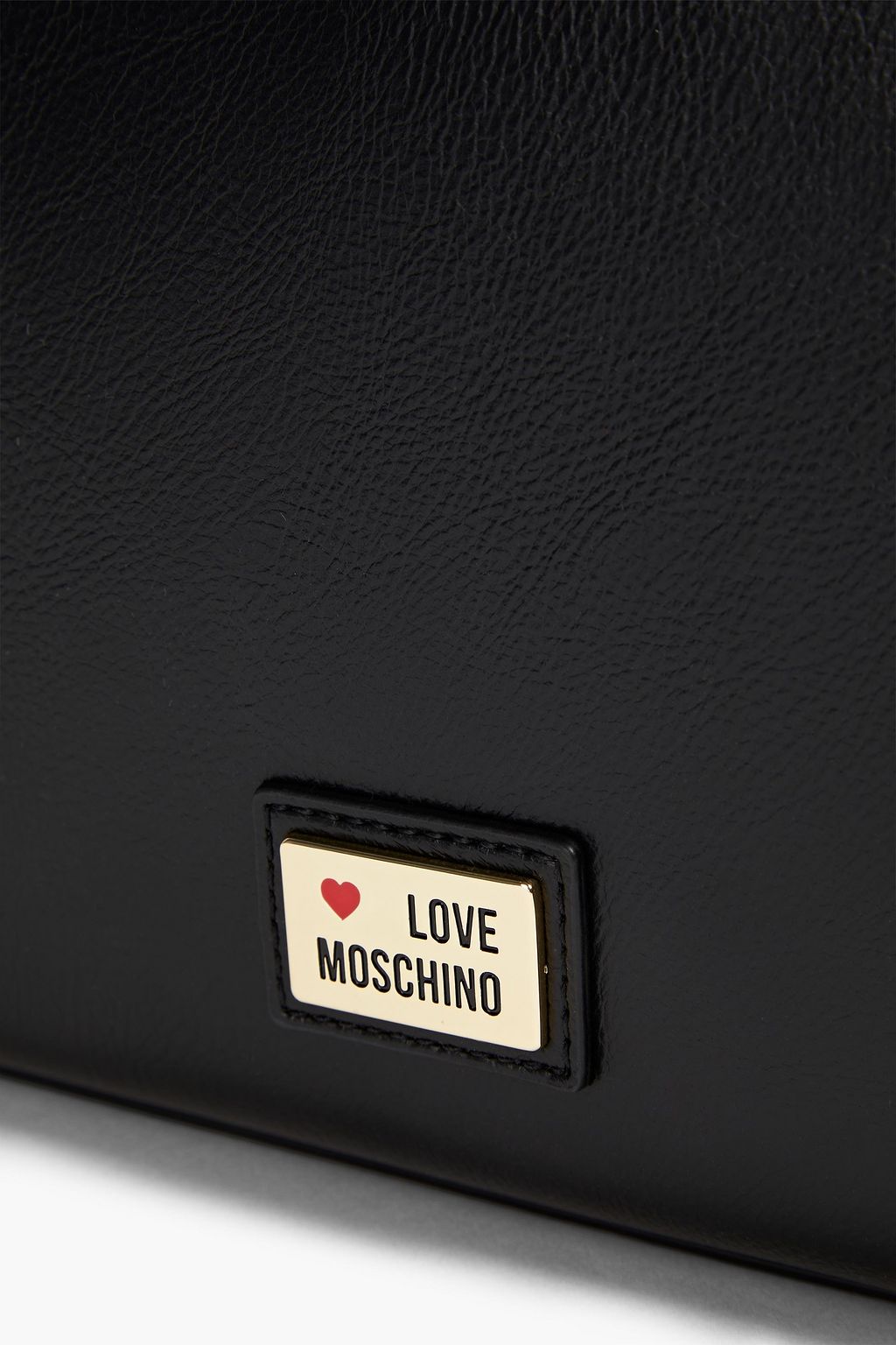 LOVE MOSCHINO Faux textured-leather shoulder bag