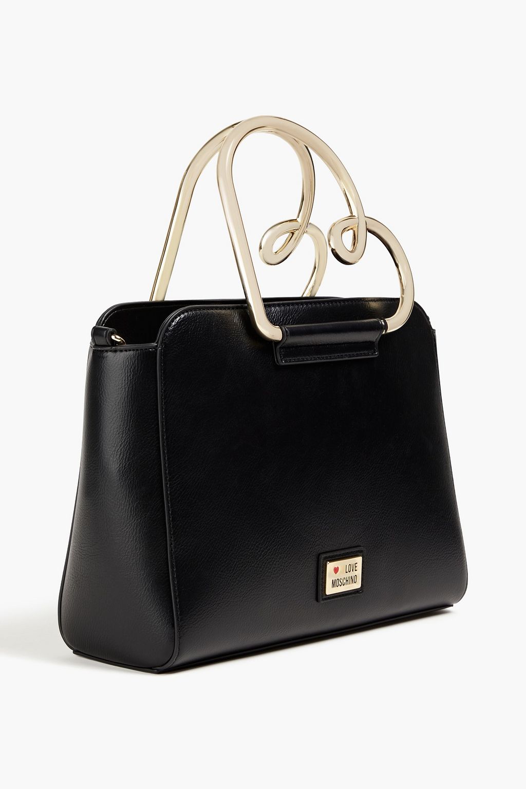 LOVE MOSCHINO Faux textured-leather shoulder bag