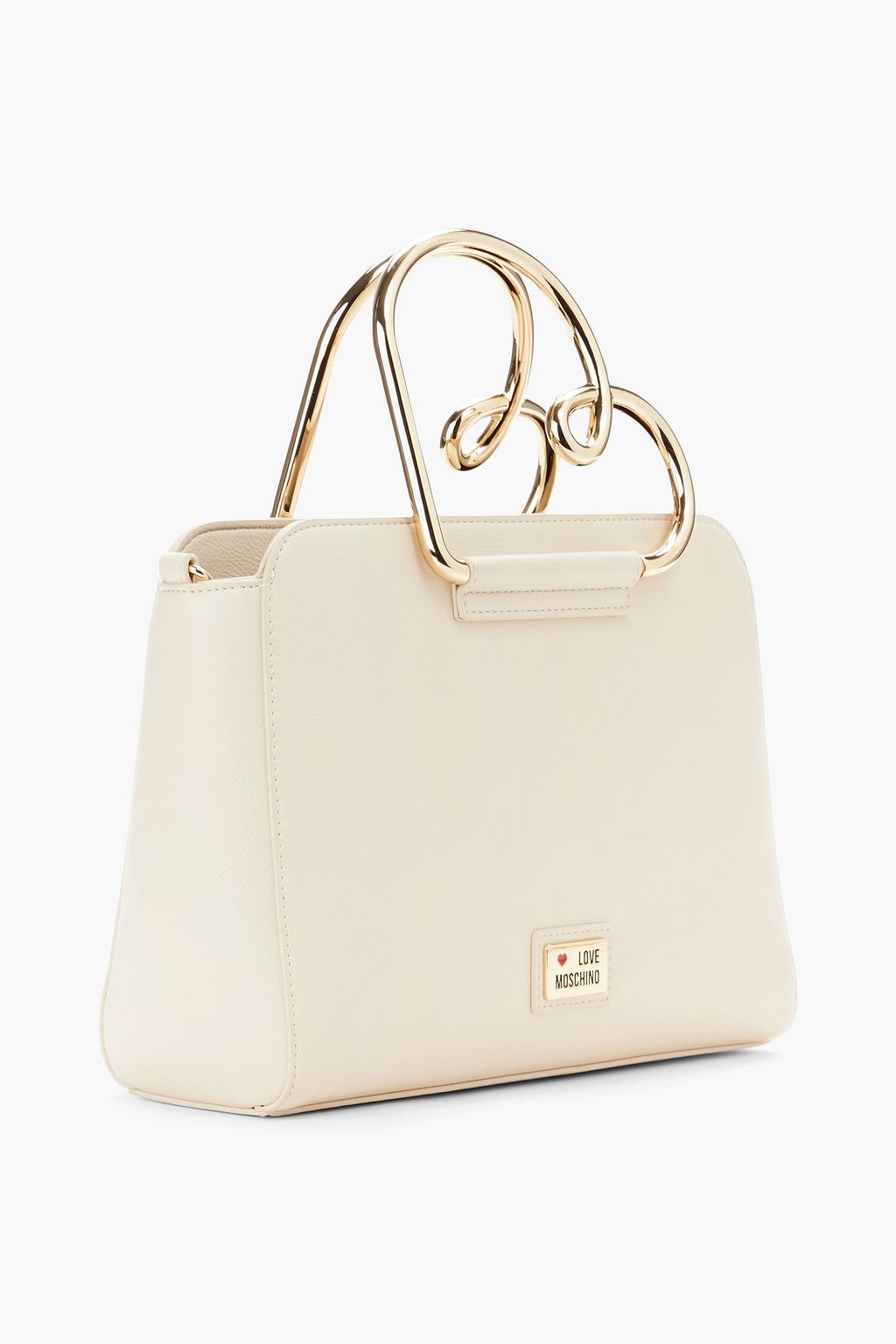 LOVE MOSCHINO Faux texturedleather shoulder bag THE