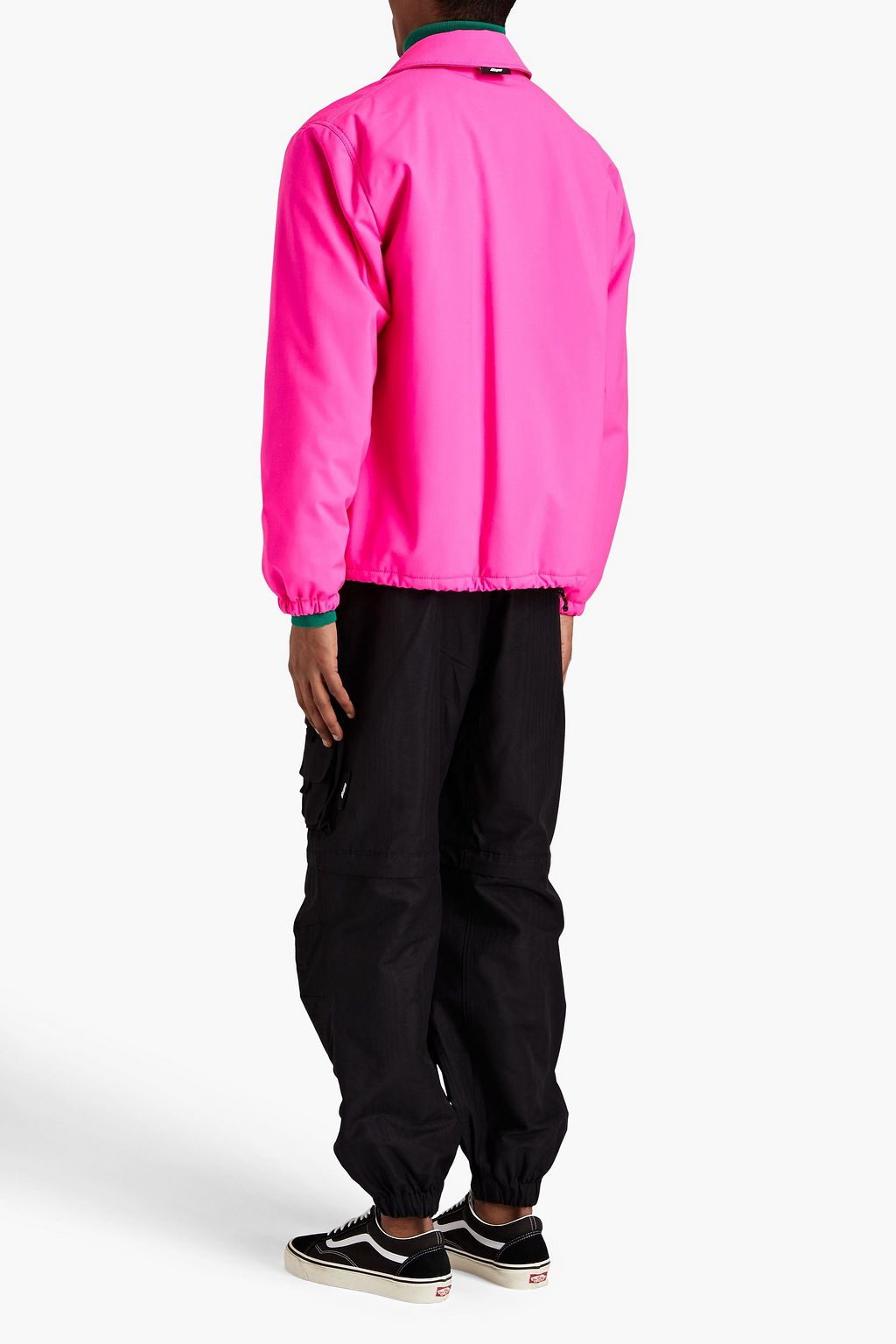 MSGM Embroidered wool-blend jacket