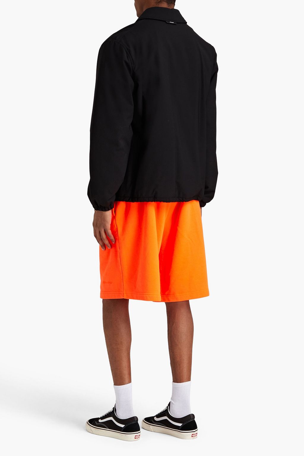 MSGM Embroidered wool-blend jacket