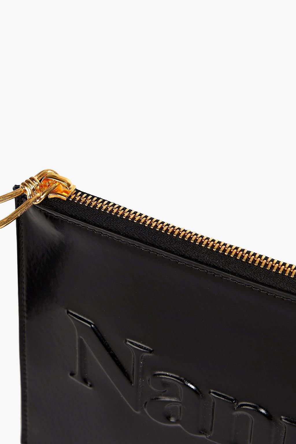 NANUSHKA Lamara embossed faux leather pouch THE