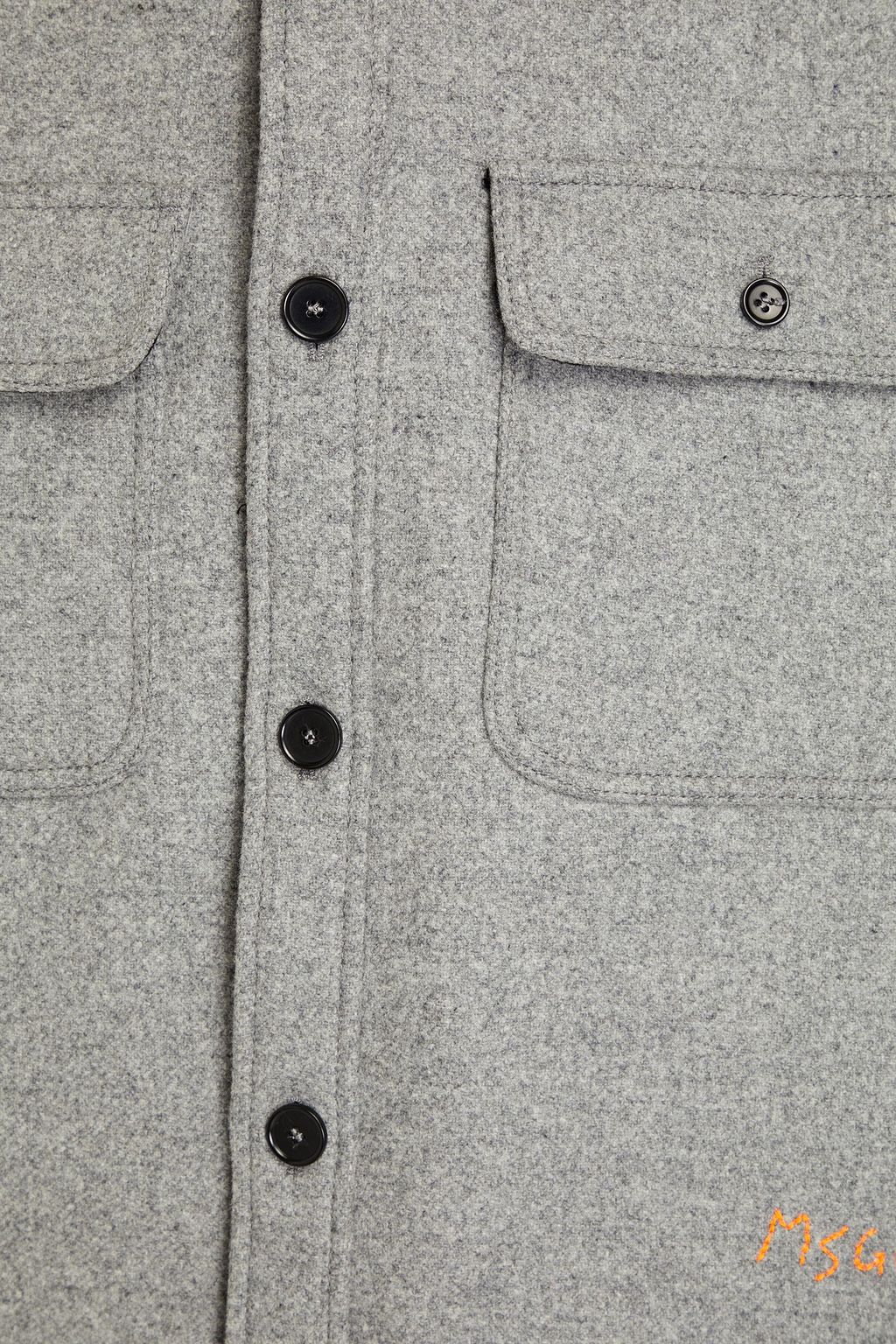 MSGM Mélange wool-blend jacket