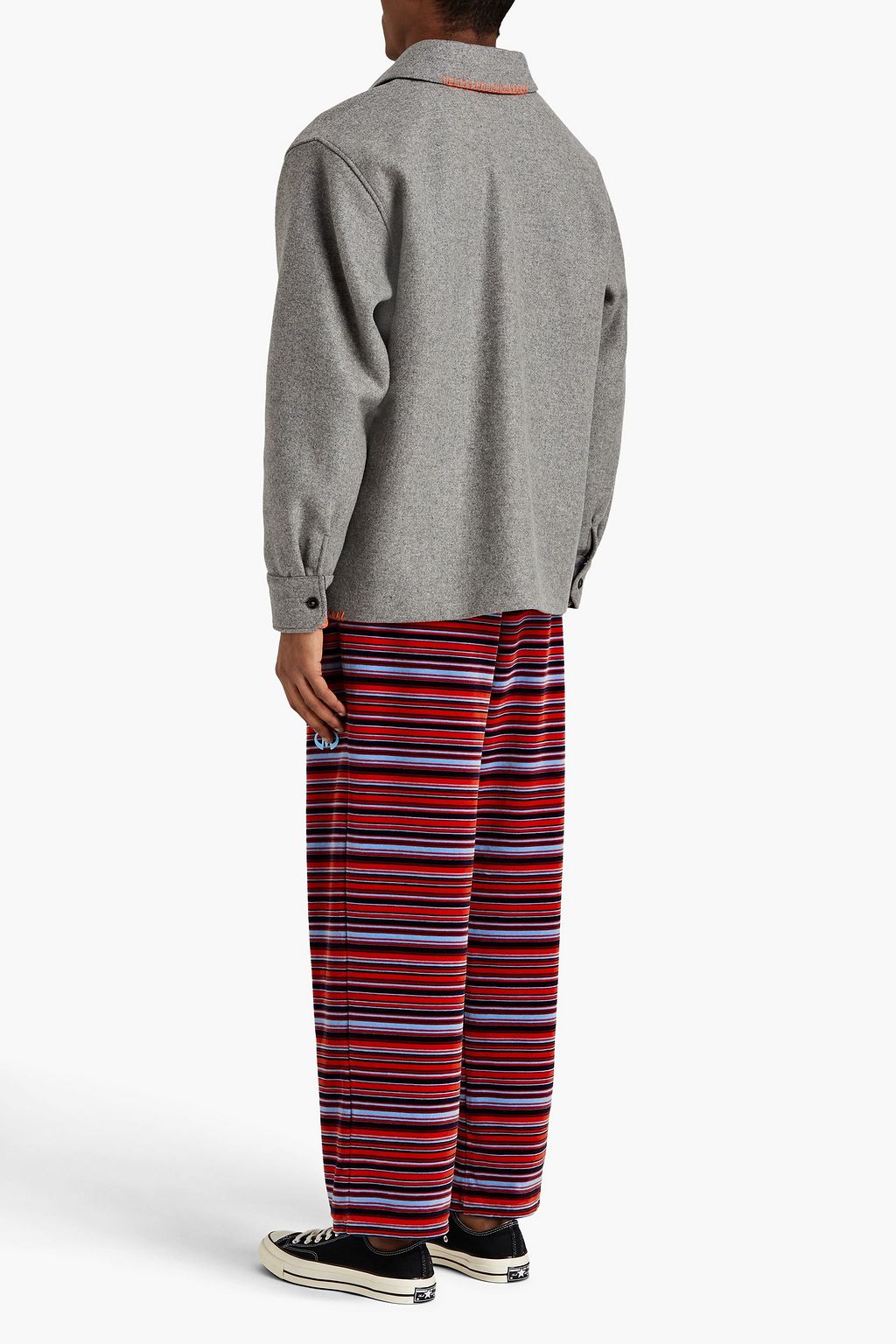 MSGM Mélange wool-blend jacket