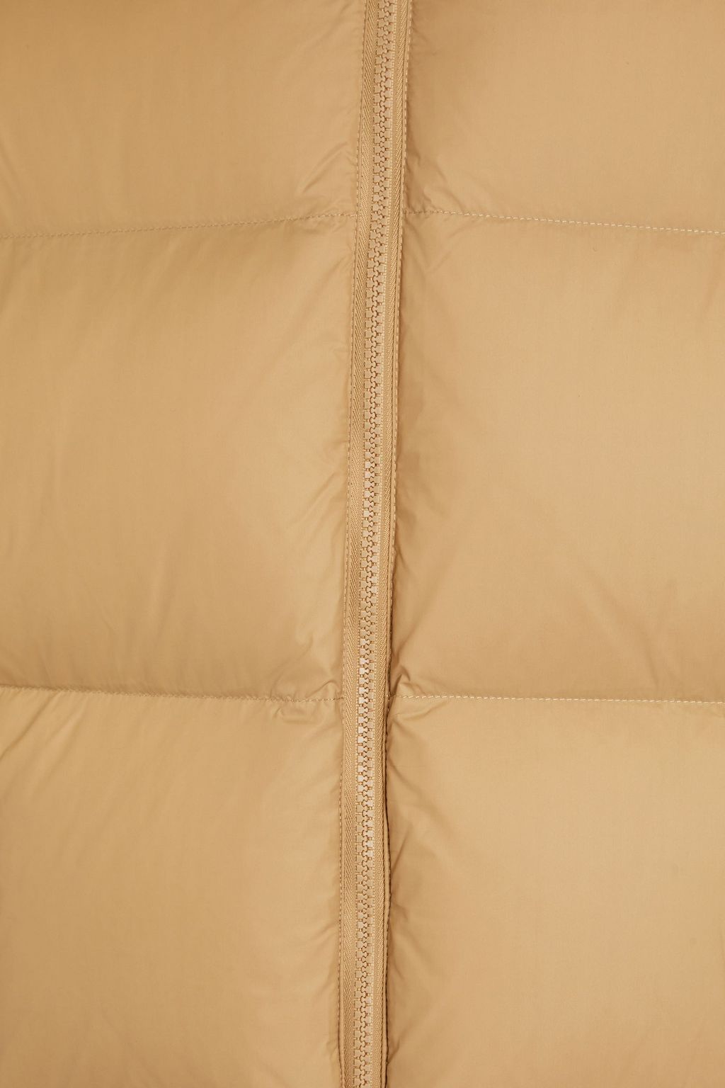MSGM Quilted shell hooded down jacket