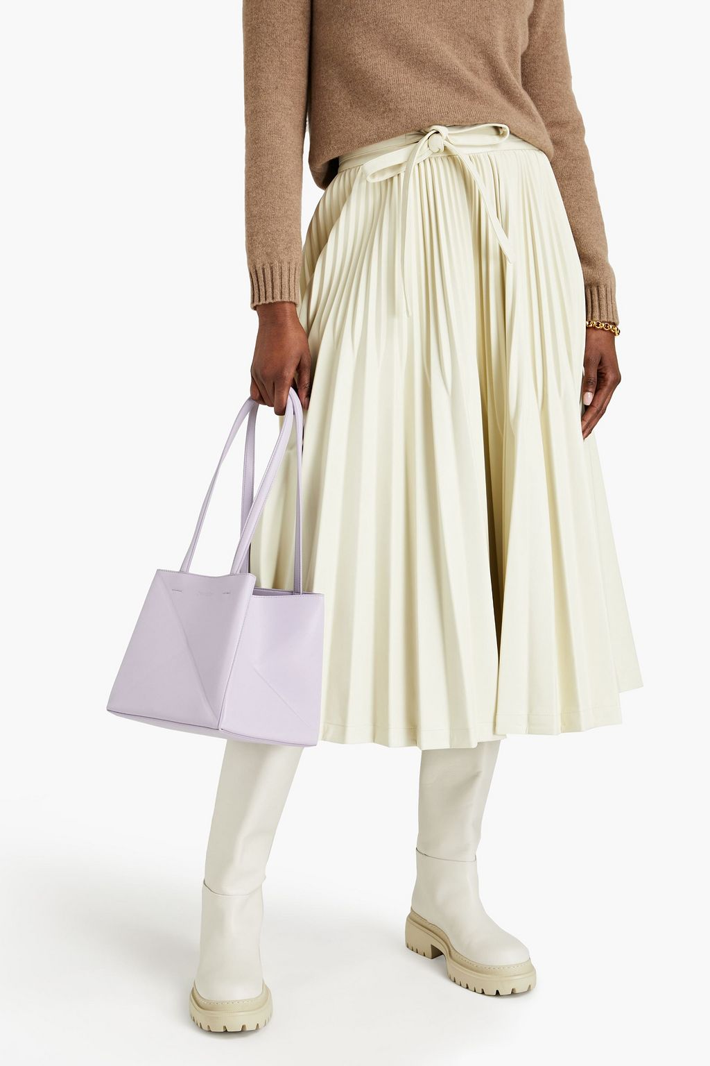 NANUSHKA The Origami faux leather tote