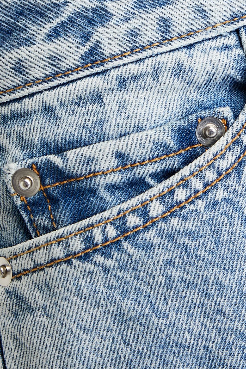 GANNI High-rise straight-leg jeans