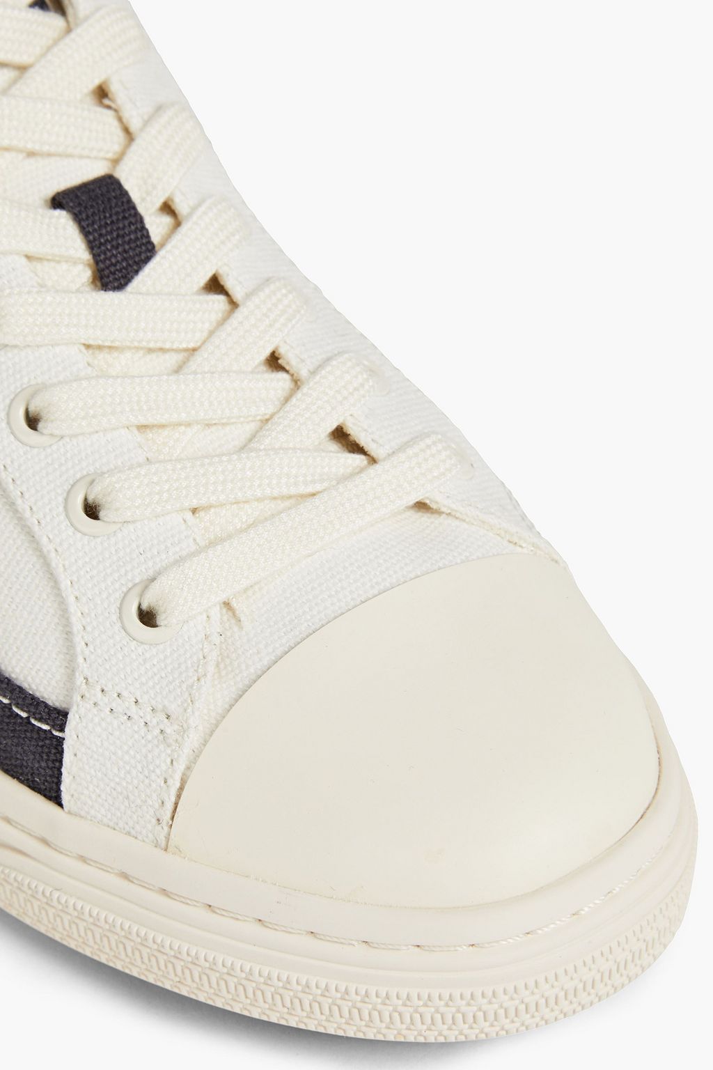 TORY BURCH Classic Court two-tone canvas sneakers