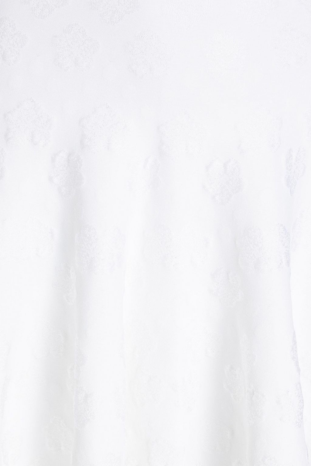 ALAÏA フローラルジャカードニット ミニワンピース