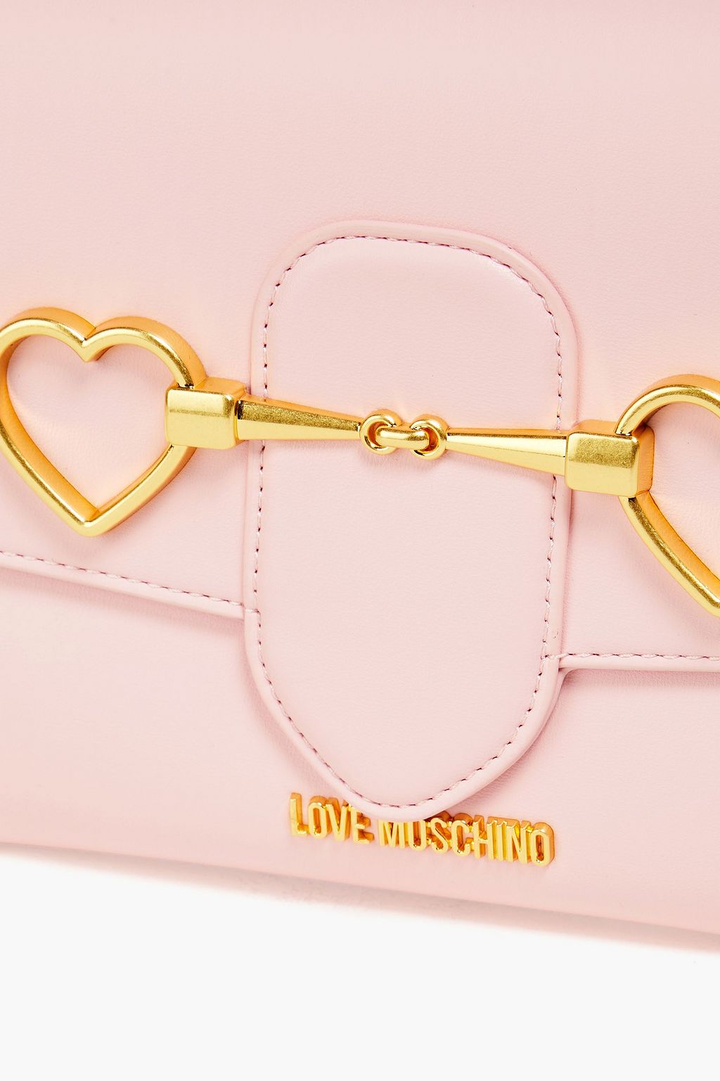 LOVE MOSCHINO Embellished faux leather shoulder bag