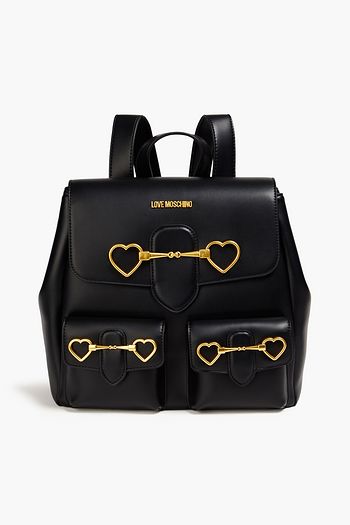 Valentino. Garavani Rockstud Spike Mini Backpack Heart Graffiti