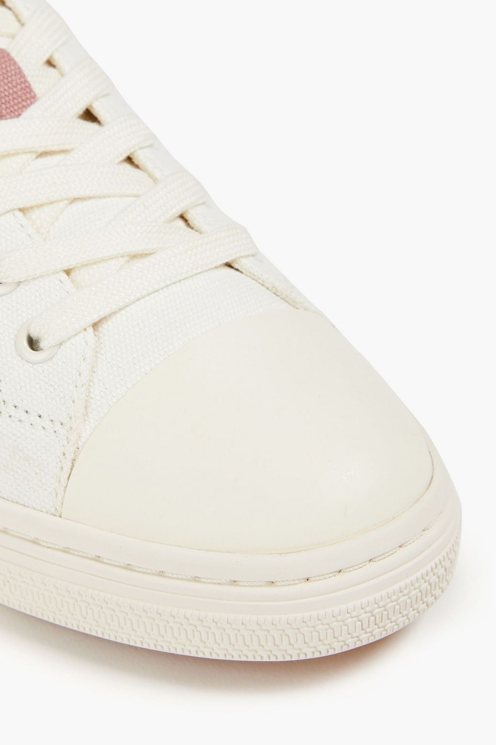 TORY BURCH Classic Court two-tone canvas sneakers