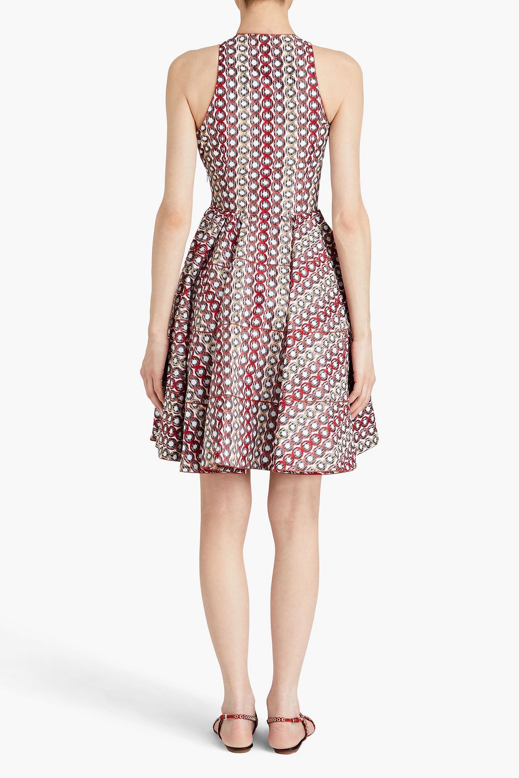 ALAÏA コットンポプリン ワンピース プリント入り