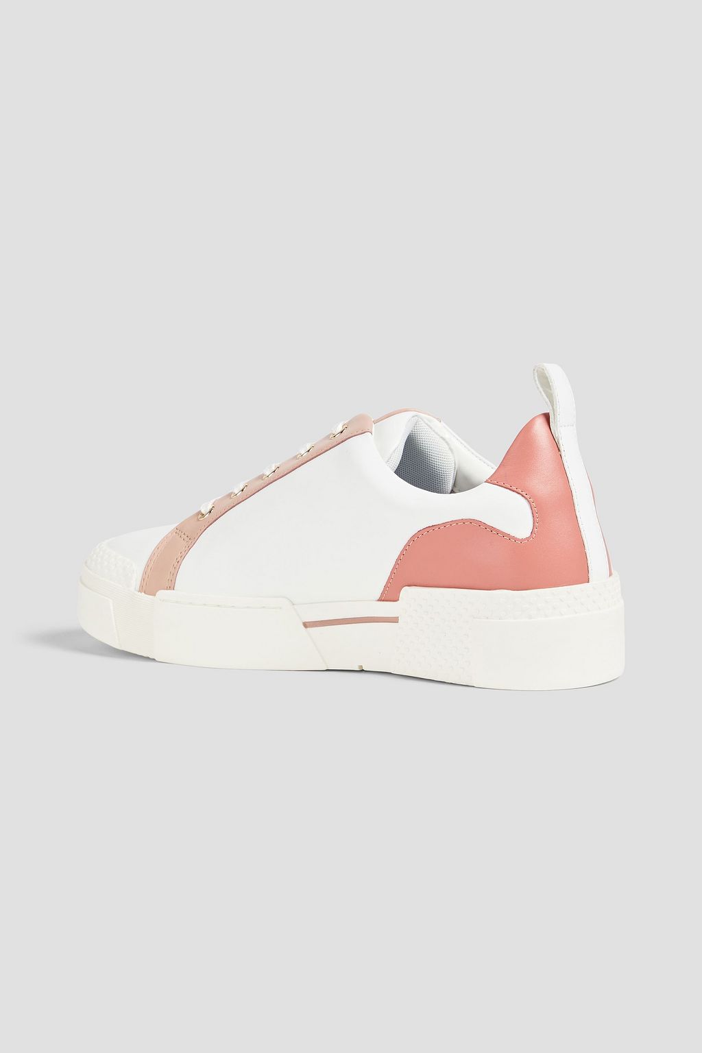 LOVE MOSCHINO Embellished faux leather sneakers